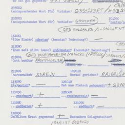 Western questionnaire, answ...