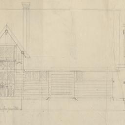 Stable south, east elevations