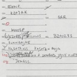 Eastern questionnaire, answ...