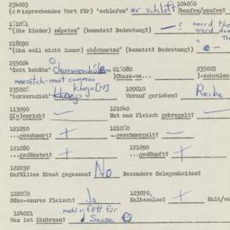 Western questionnaire, answ...