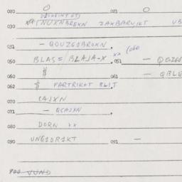 Eastern questionnaire, answ...