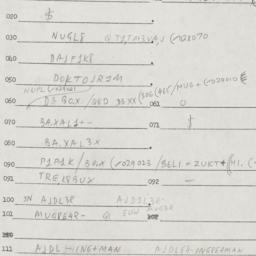 Eastern questionnaire, answ...