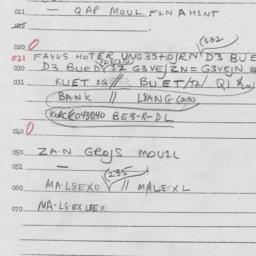 Eastern questionnaire, answ...