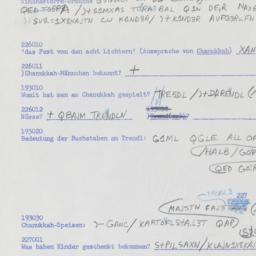 Western questionnaire, answ...