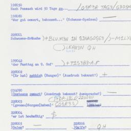 Western questionnaire, answ...