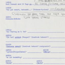Western questionnaire, answ...
