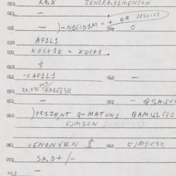Eastern questionnaire, answ...