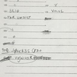 Eastern questionnaire, answ...