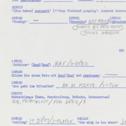 Western questionnaire, answ...