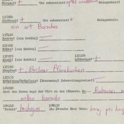 Western questionnaire, answ...
