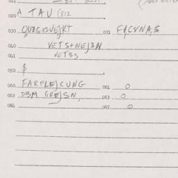 Eastern questionnaire, answ...