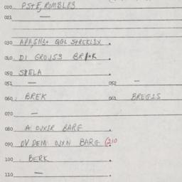 Eastern questionnaire, answ...