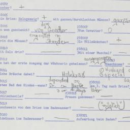 Western questionnaire, answ...