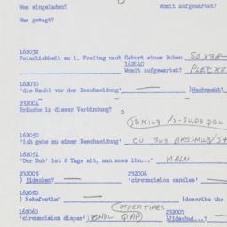 Western questionnaire, answ...