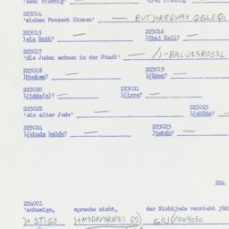 Western questionnaire, answ...