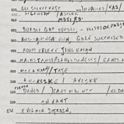 Eastern questionnaire, answ...