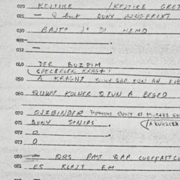 Eastern questionnaire, answ...