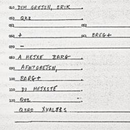 Eastern questionnaire, answ...