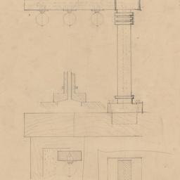 Light fixture elevation, plan