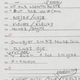 Eastern questionnaire, answ...