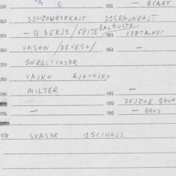 Eastern questionnaire, answ...