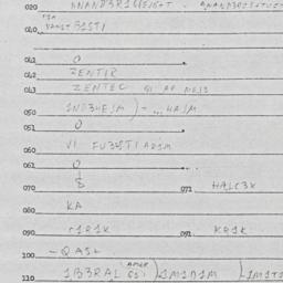 Eastern questionnaire, answ...