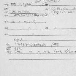 Eastern questionnaire, answ...