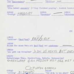 Western questionnaire, answ...
