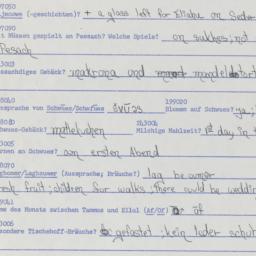 Western questionnaire, answ...