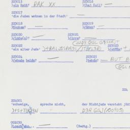 Western questionnaire, answ...
