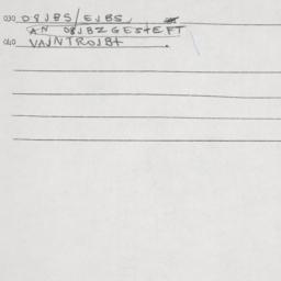 Eastern questionnaire, answ...