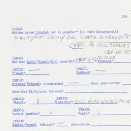 Western questionnaire, answ...
