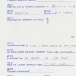 Western questionnaire, answ...