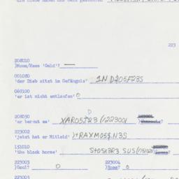 Western questionnaire, answ...
