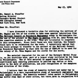 Letter from Gladys L. Palme...