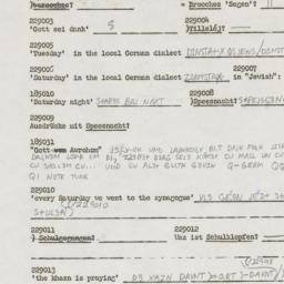 Western questionnaire, answ...