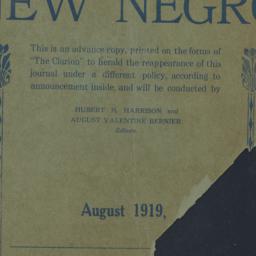 The
    New Negro : Vol. 3....