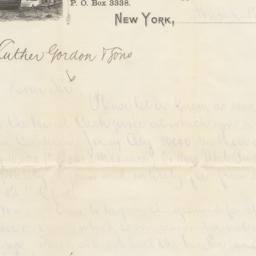 Arbuckle Bros. letter