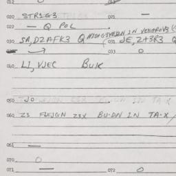 Eastern questionnaire, answ...