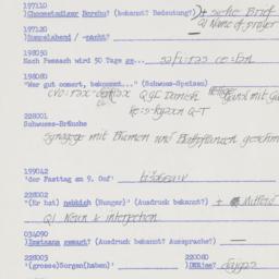Western questionnaire, answ...