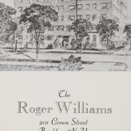 The Roger Williams, 201 Cro...