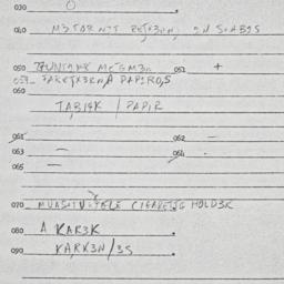 Eastern questionnaire, answ...