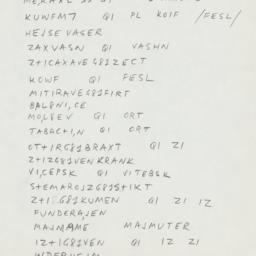 Eastern questionnaire, answ...