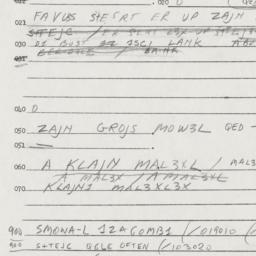 Eastern questionnaire, answ...