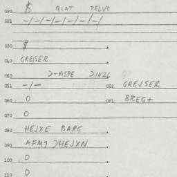 Eastern questionnaire, answ...