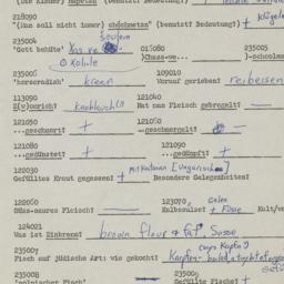 Western questionnaire, answ...
