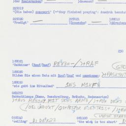 Western questionnaire, answ...