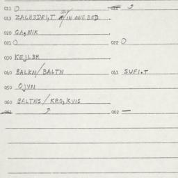 Eastern questionnaire, answ...