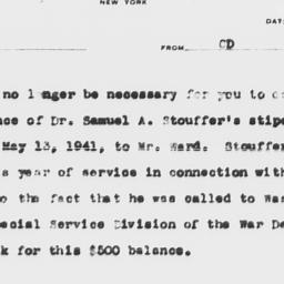 Memorandum from Charles Dol...