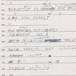 Eastern questionnaire, answ...
